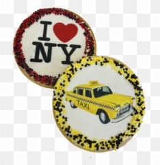 New York City Sugar Cookies - Love New York Png Emoji,Taxi Emoji