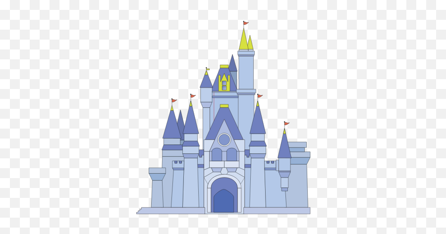 Magic Kingdom Castle Free Svg - Castle Disney World Cinderella Cartoon Emoji,Flag Castle Emoji