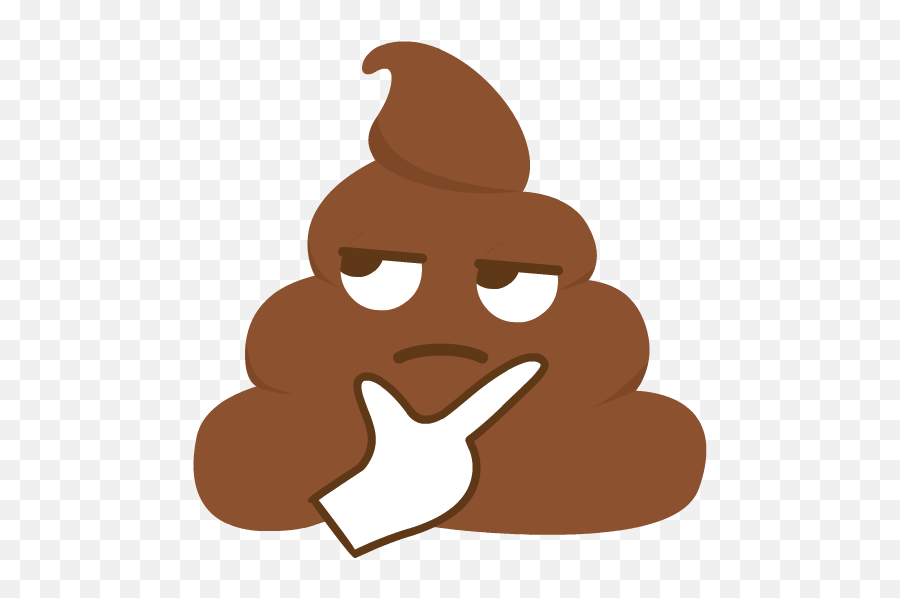 Cute Animated Poop Emoji - Upside Down Poop Emoji,Emoji Animated