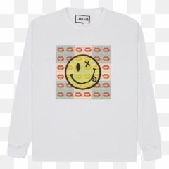 Luker Acid Longsleeve T - Shirt Longsleeve Tshirts For Men Nirvana Emoji,Emoticon 0