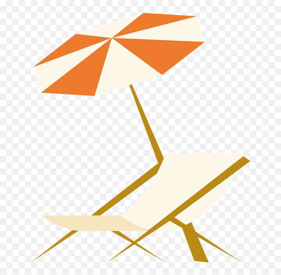 Beach Lounger Clipart Free Download Transparent Png - Folding Emoji,Beach Emoji