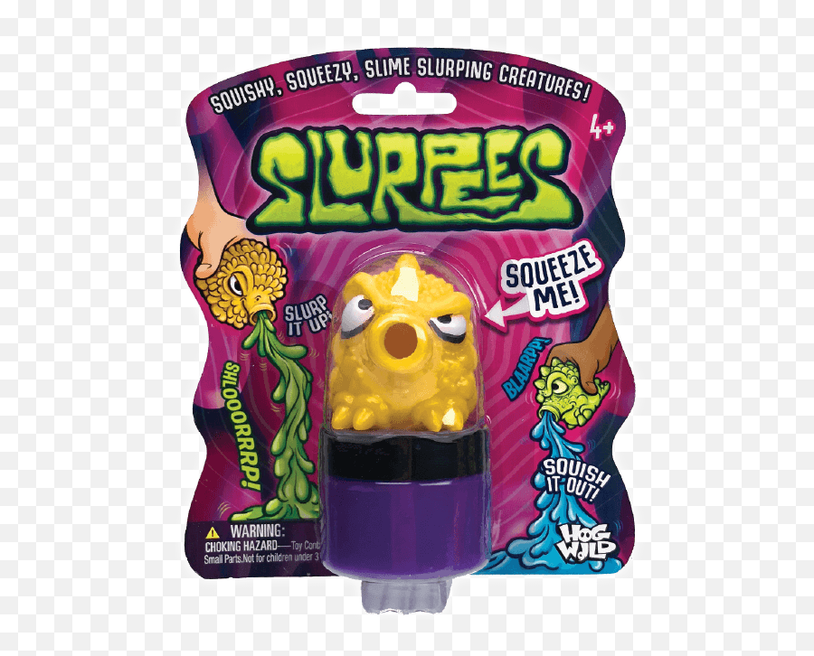 Hog Wild Slurpress Shrink Wrap - Slime Toy Emoji,Emoji Toys