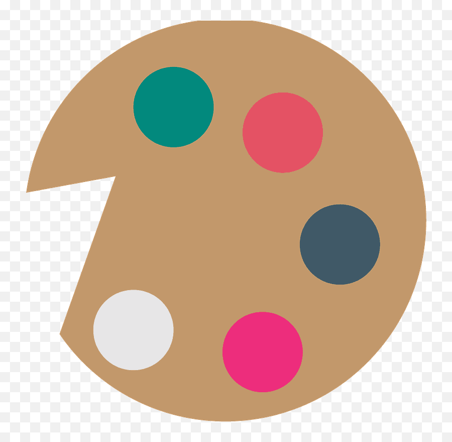 Artist Palette Emoji Clipart,Palette Emoji