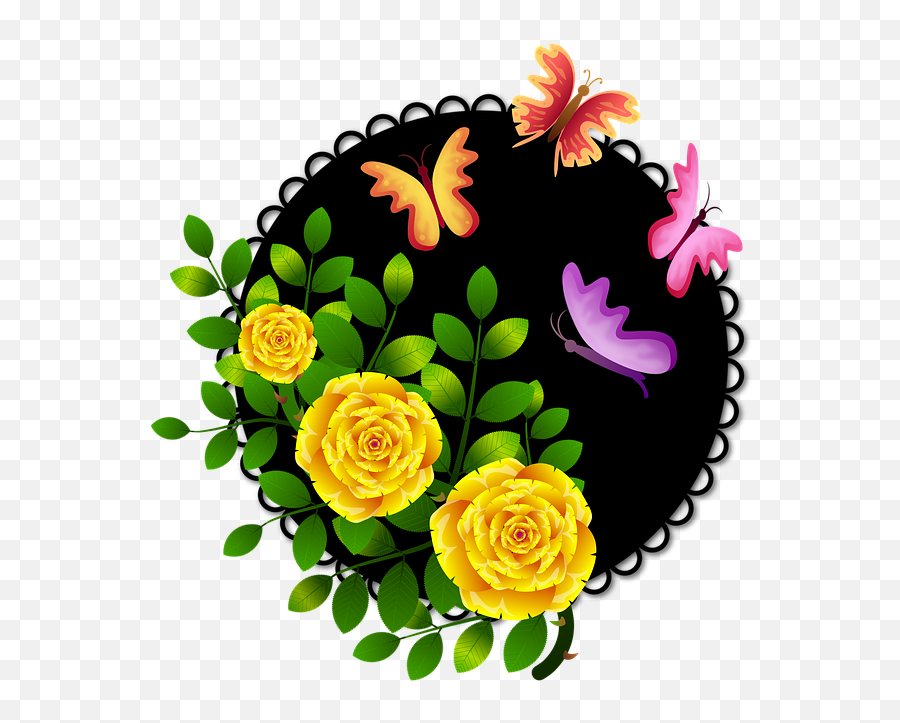 Roses Butterflies Flowers - Birthday Wishes For A 15 Year Old Girl Emoji,Bouquet Of Flowers Emoji