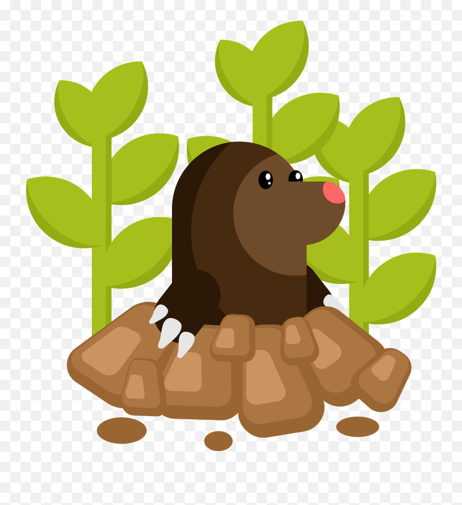 Mole Animal Clipart - Mole Clipart Png Emoji,Mole Emoji