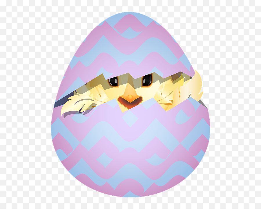 Graphic Chick Smiley Easter Egg - Easter Egg Emoji,Pimp Emoji