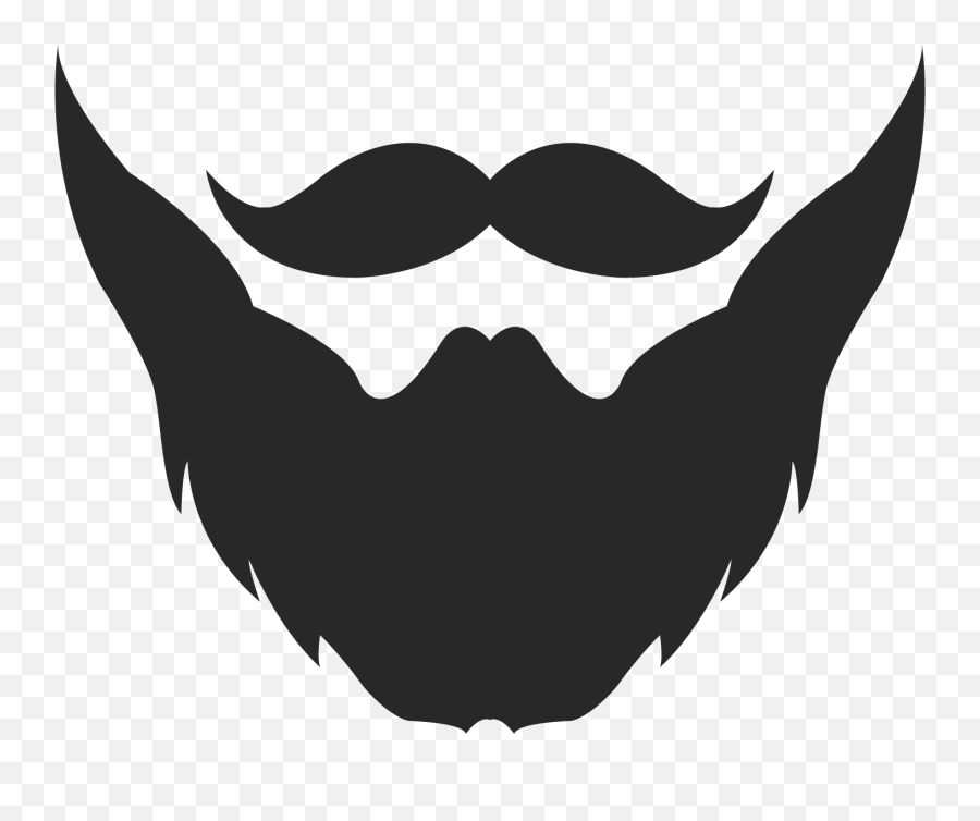 Beard Logo Moustache Clip Art - Transparent Beard Vector Png Emoji,Beard Emoji