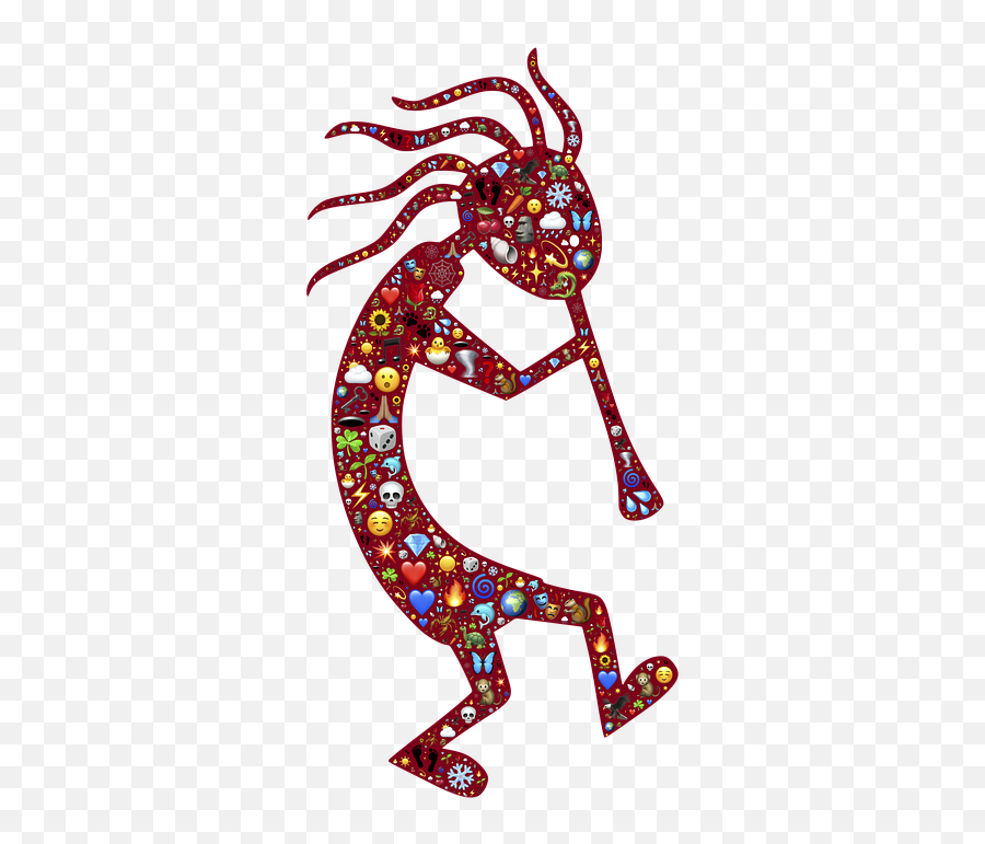 Free Photo Spirit Symbol Trickster Kokopelli Fun Life Emoji - Kokopelli Native American,Snowflake Emoji