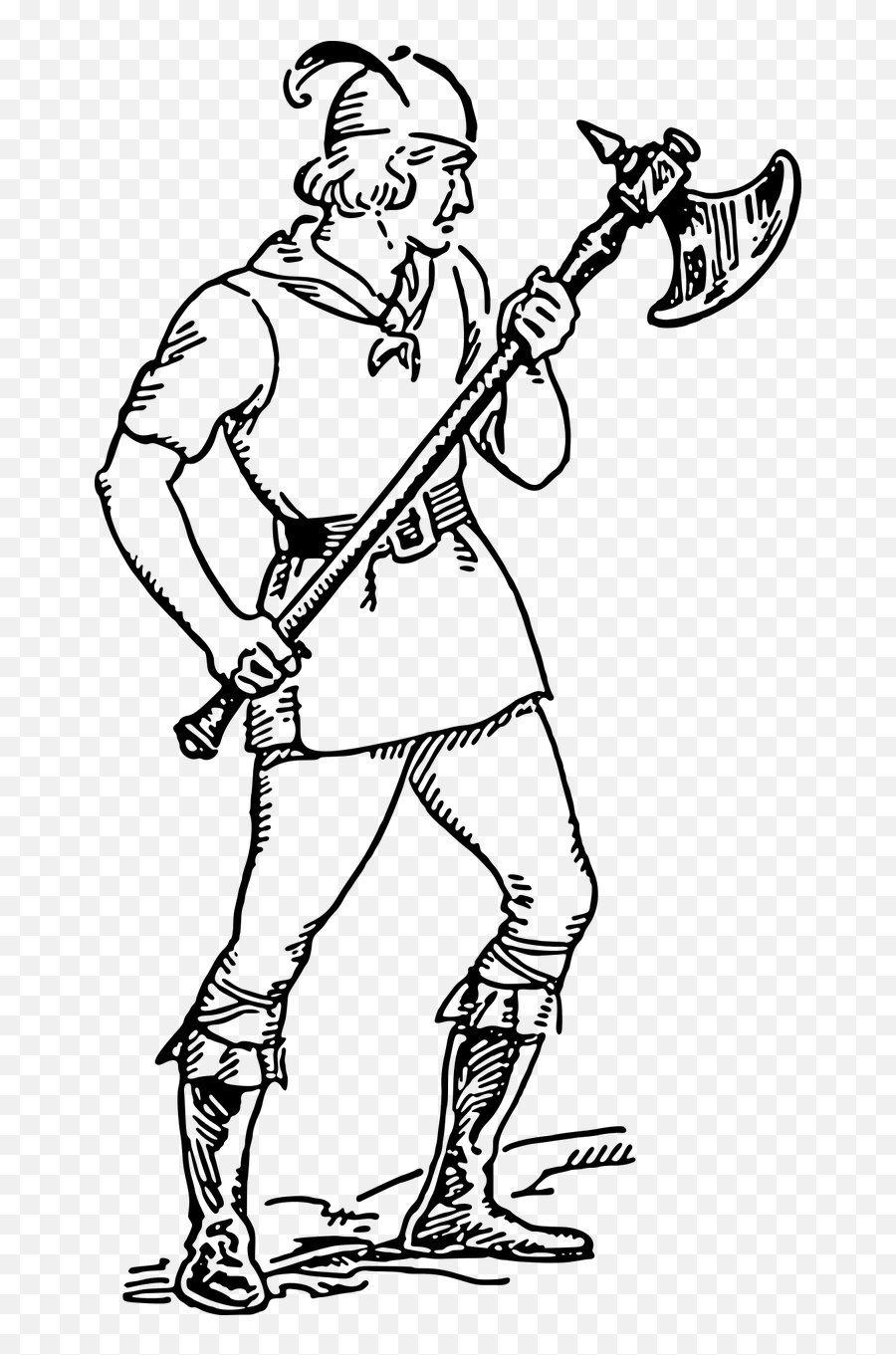 Axe Battle War Warrior Weapon - Person Holding Battle Axe Emoji,Emoji Strong Arm