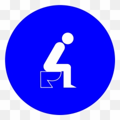 Toilet Crapping Bathroom Restrooms - Sitting On Emoji