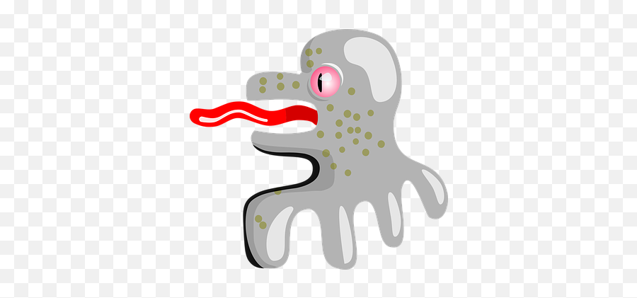 Free Tongue Dog Vectors - Alien Octopus Cartoon Png Emoji,Kraken Emoji