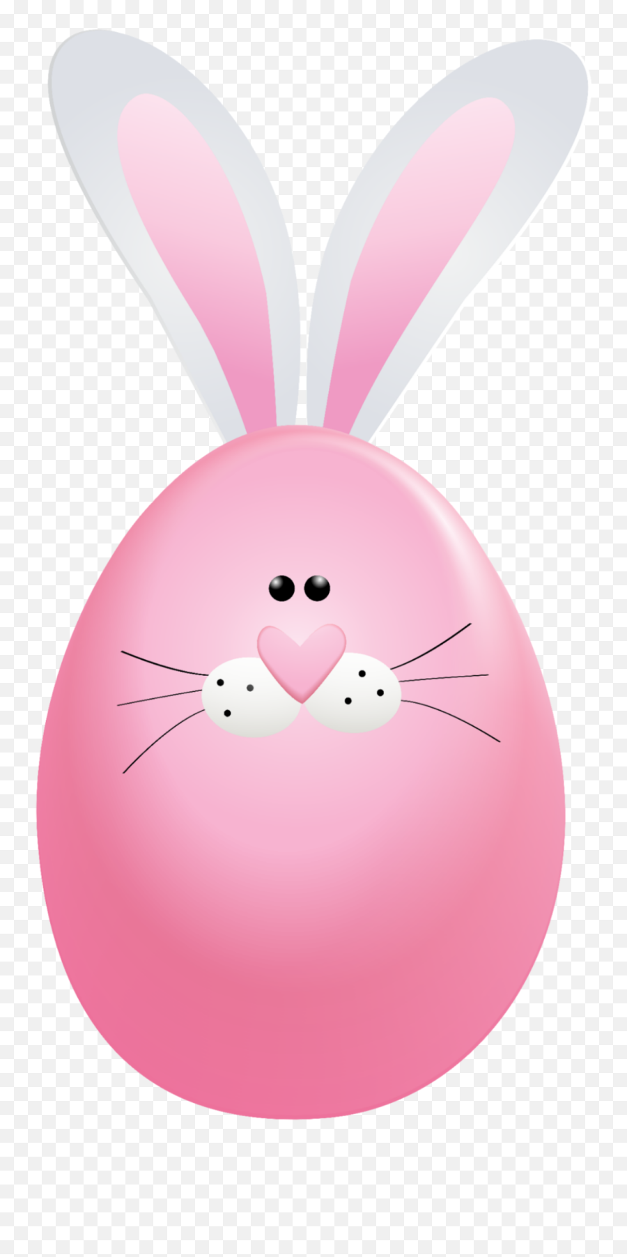 Mq Pink Egg Bunny Ears Easter - Rabbit Emoji,Rabbit Egg Emoji