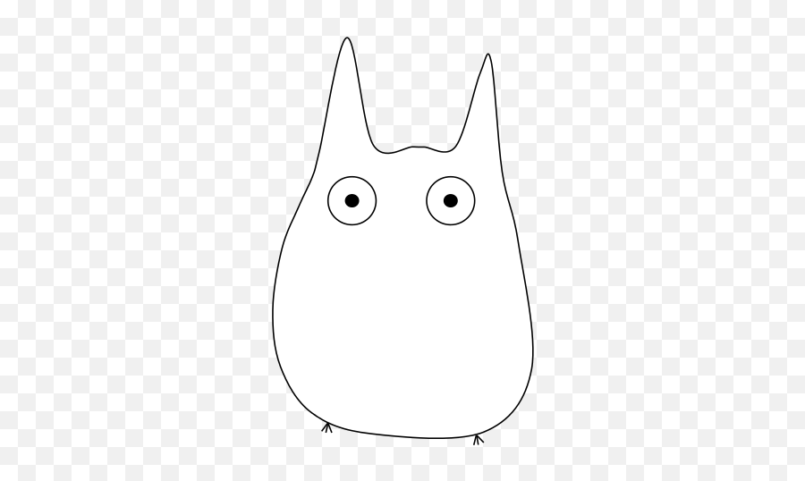Knockoff Little Totoro - Cartoon Emoji,Knock Knock Emoji