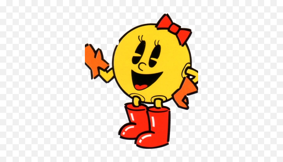 Ms - Ms Pac Man Emoji,Hooray Emoticon