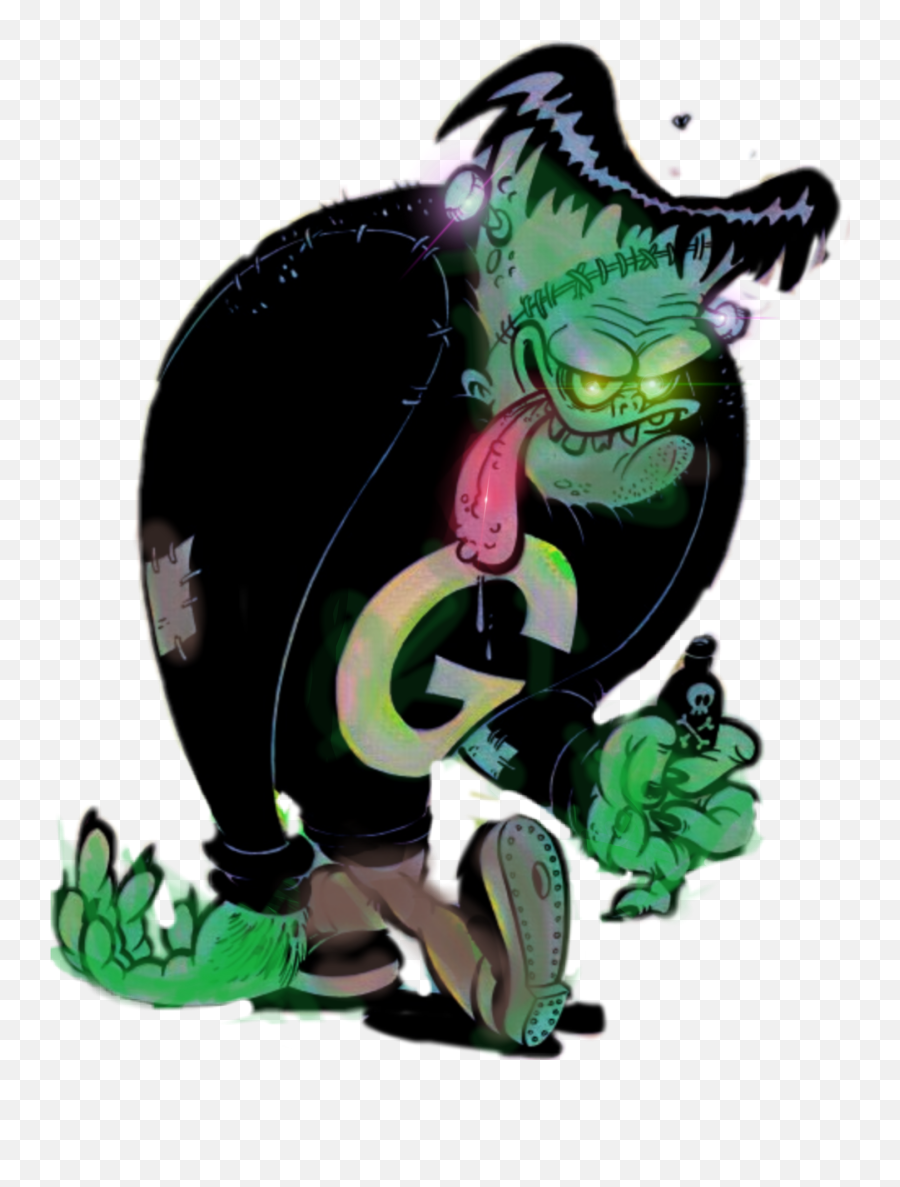 Ghoul Frankie Monsters Toons Cartoons - Illustration Emoji,Ghoul Emoji