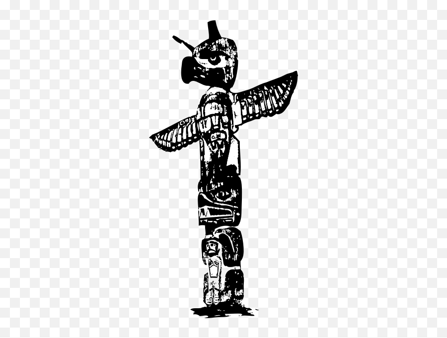Totem Pole Vector Image - Native American Peoples Png Emoji,Totem Pole Emoji