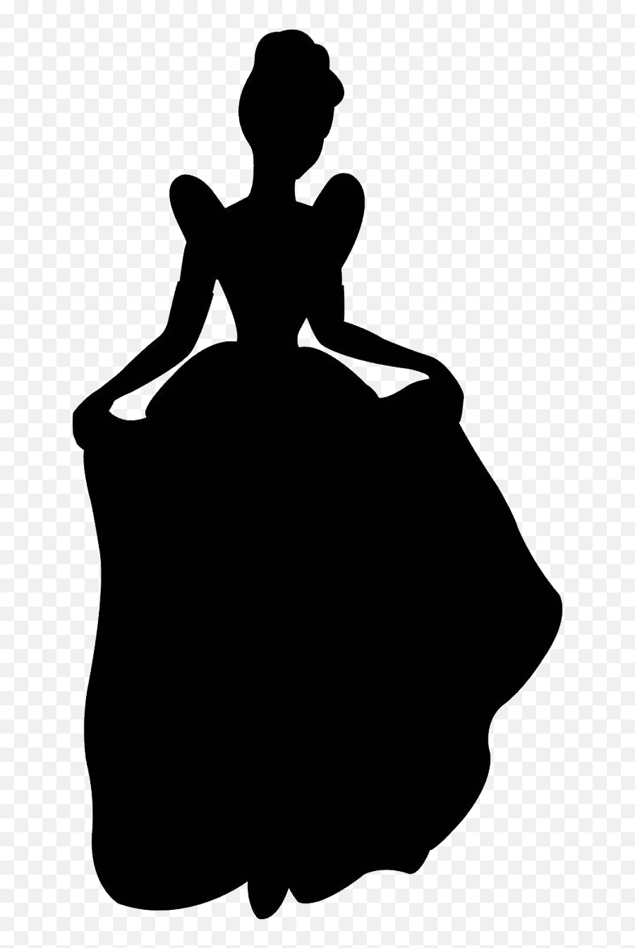 Cinderella Png - Transparent Background Cinderella Silhouette Clipart Emoji,Now This Is A Story All About How Emoji