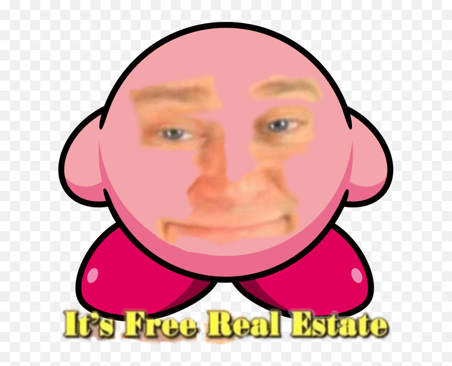 Its Free Real Estate Kirby - Clip Art Emoji,Free Real Estate Emojis