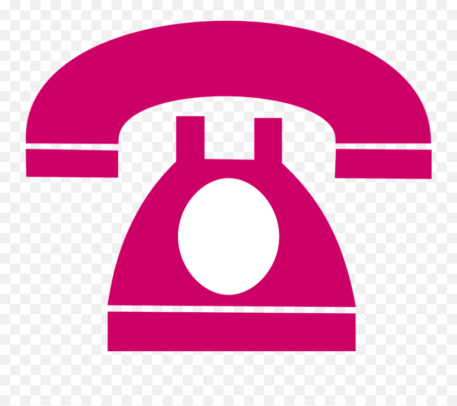 Free Dial Telephone Vectors - Phone Clipart Pink Emoji,Telephone Emoticon
