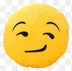 Emoji Pillows - Smirking Dp For Whatsapp,Smug Emoji