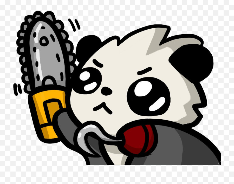 Pandachainsaw - Panda Emojis For Discord,Chainsaw Emoji