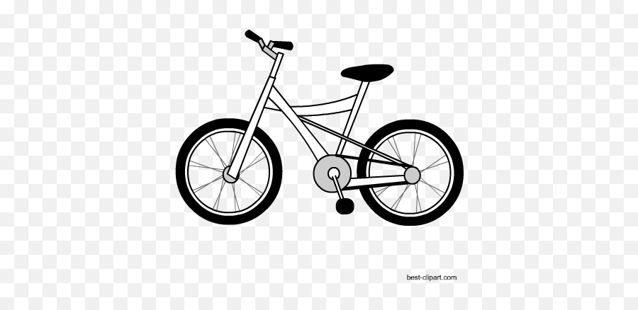 Free Bicycle Clip Art - Bike Black And White Clip Art Emoji,Bicycle Emoji