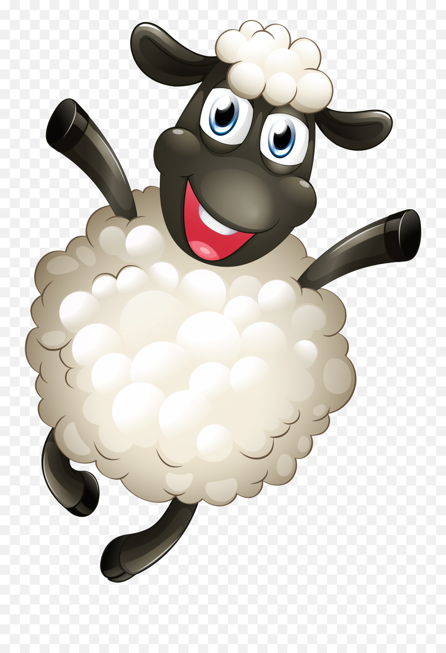 Sticker Cartoon Free Download Image - Clipart Sheep Emoji,Sheep Emoticon