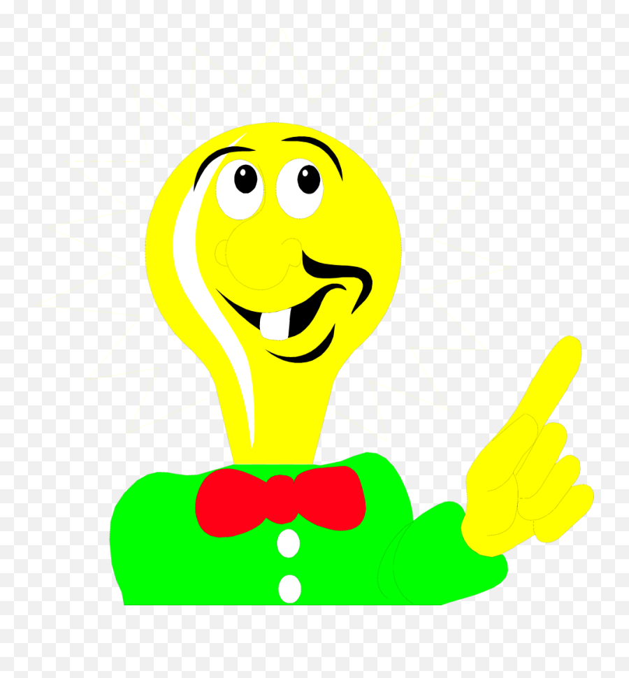 Head With Light Bulb Drawing Free Image - Light Bulb Head Cartoon Emoji,Light Bulb Emoticon