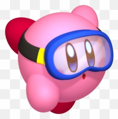 Kirby Nightmare In Dreamland Swim - Swimming Emoji