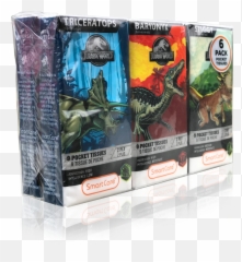 Smart Care Jurassic World Pocket Facial Tissues 6 Pack New - Action Figure Emoji,Velociraptor Emoji