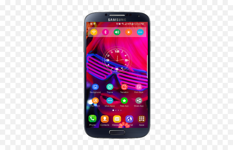 Samsung Galaxy A51 Launcher Theme By Techniza - More Screenshot Emoji,Samsung To Iphone Emoji Chart