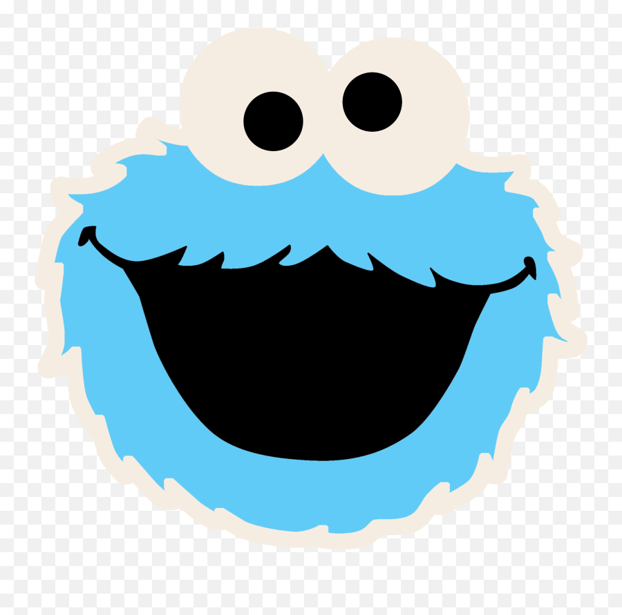 Cookie Monster Face Drawing Clipart - Transparent Cookie Monster Eyes Emoji,Cookie Monster Emoji