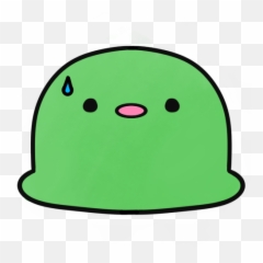 Blob Sweaty Sticker - Dot Emoji
