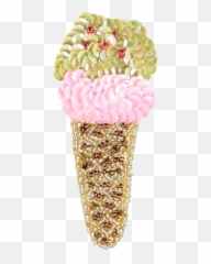 Food U0026 Drink U2013 Bow U0026 Drape - Cone Emoji,Emoji Ring
