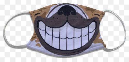 Custom Printed Logo Face Masks - Happy Emoji,Cheesy Grin Emoji