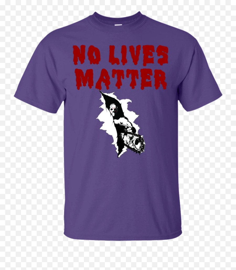 No Lives Matter - St Bernard Mom Shirt Emoji,Jason Voorhees Emoji