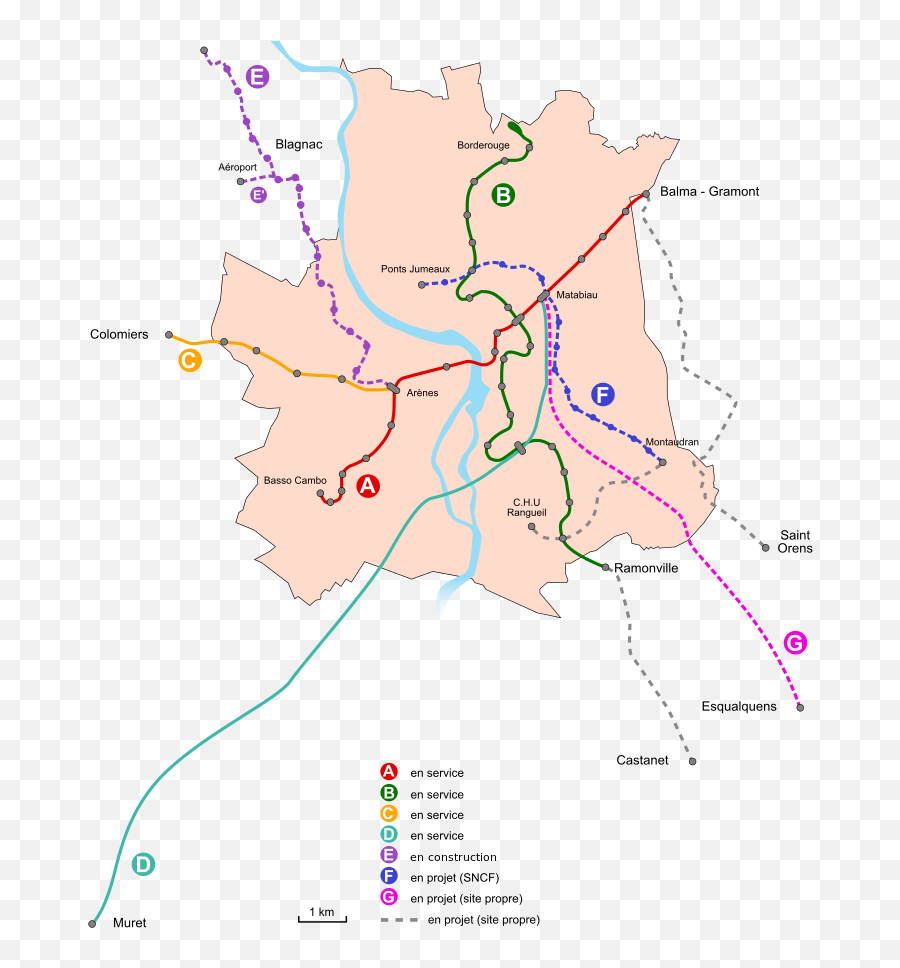 Toulouse Reseau Metro - Plan Metro Toulouse Emoji,Hope Emoji