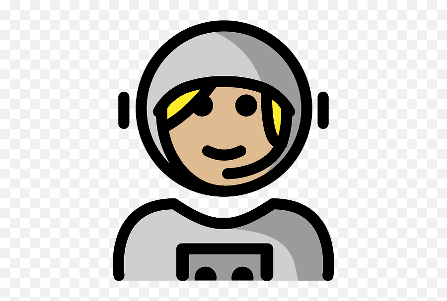 Woman Astronaut Emoji Clipart Free Download Transparent - Astronaut,Teacher Emoticon
