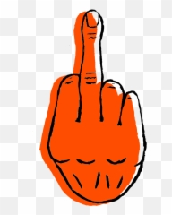 peace sign fingers png - Middle Finger 5025927 Vippng Vertical Emoji
