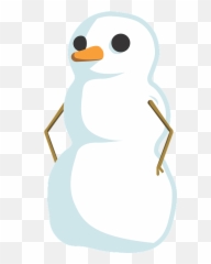 Free Snowman Winter Vectors - Piirretty Lumihirviö Emoji,Snowflake Emoji