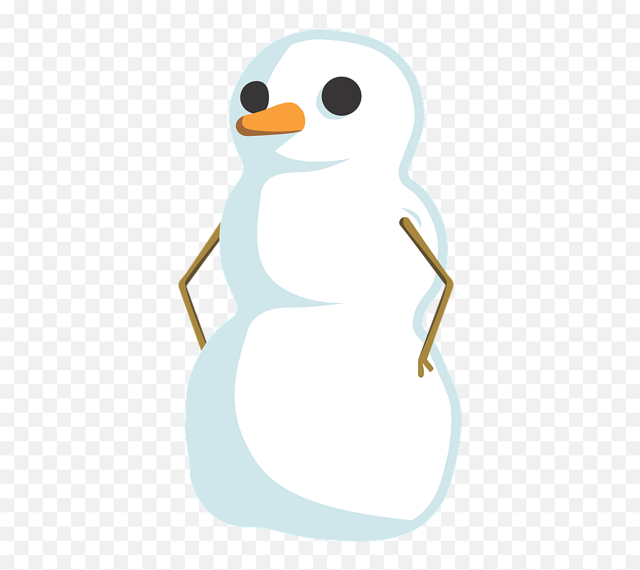 Free Snowman Winter Vectors - Piirretty Lumihirviö Emoji,Snowflake Emoji