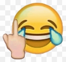 Funny Laughing Gif - Fuck You Emoji Transparent
