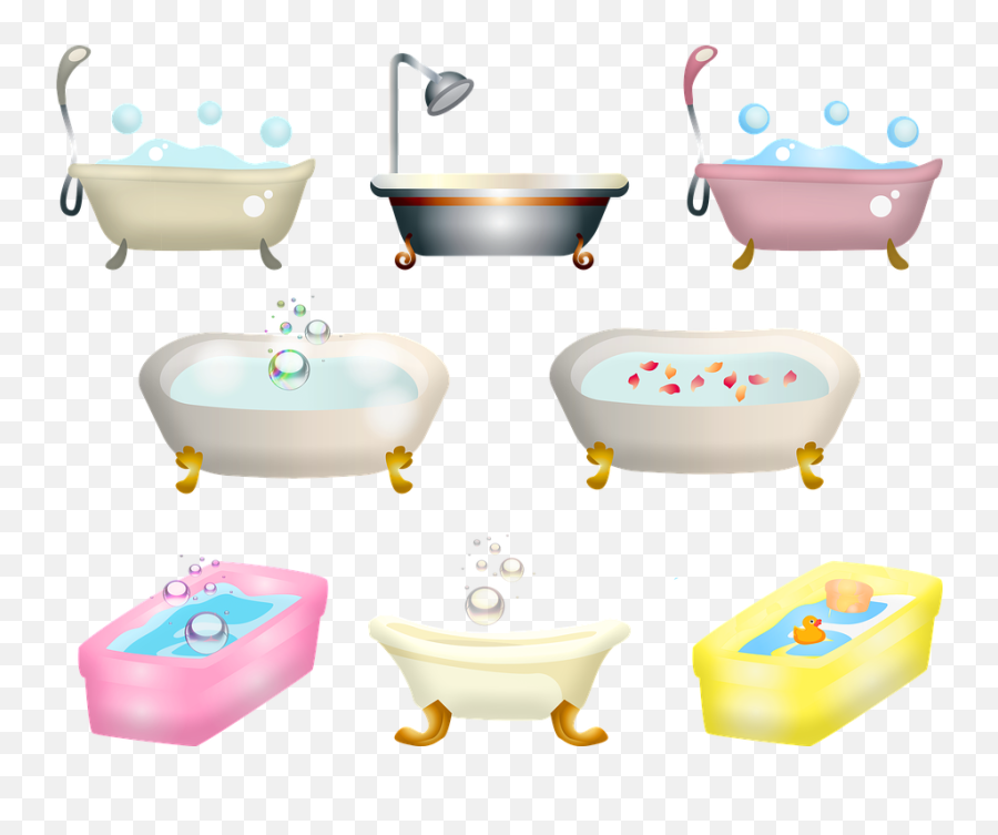 Bathtub Bath Bubbles - Cosas De Un Baño Emoji,Shower Toilet Emoji