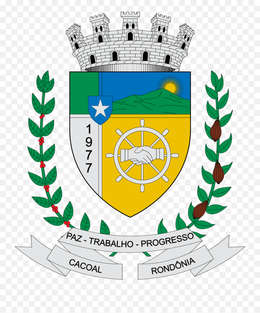 Brasão De Cacoal - Emblem Emoji,Brazil Flag Emoji