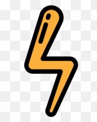 Electricity Flash Lightning Bolt Electrical Weather - Icon Emoji