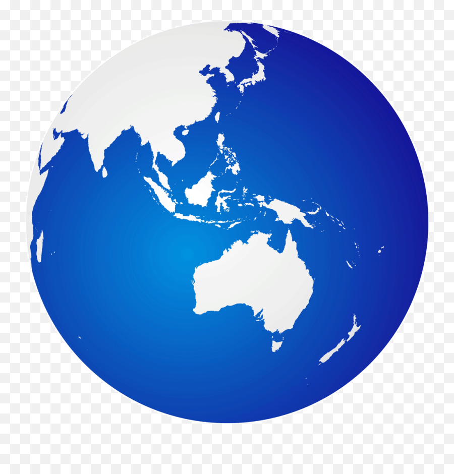 Earth Clipart Asia - Transparent Globe Indonesia Png Emoji,Globe Emoji Png