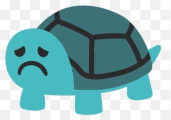 Sadturtle - Turtle Emoji Transparent Background,Turtle Emoji