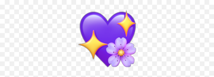 Heart Purple Emoji Iphone Ios - Viola,Emoji For Ios