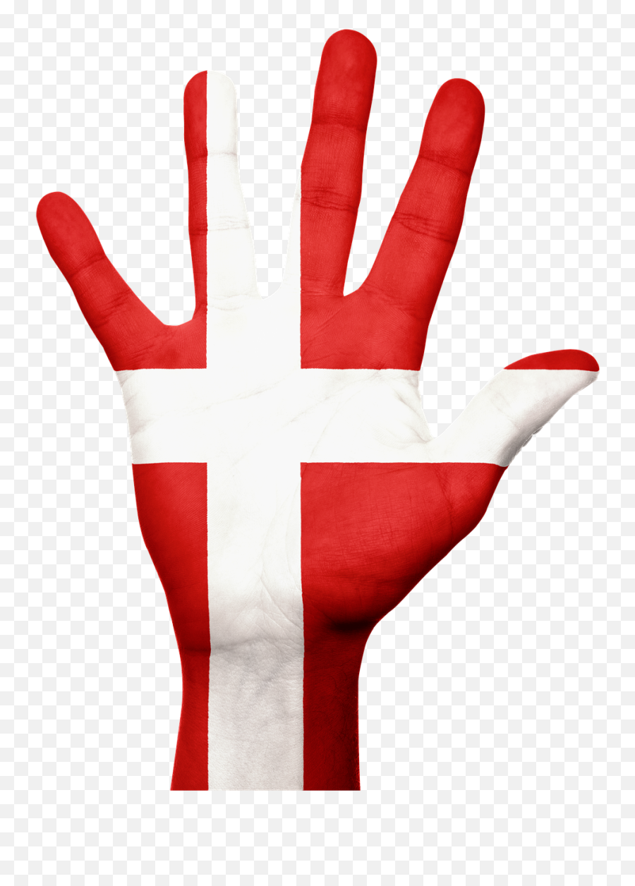 Denmark Flag Hand National Fingers - Bangladesh 16 December 2019 Emoji,Rock Fingers Emoji