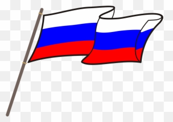 Russia Flag Graphics National - Transparent Background Emoji